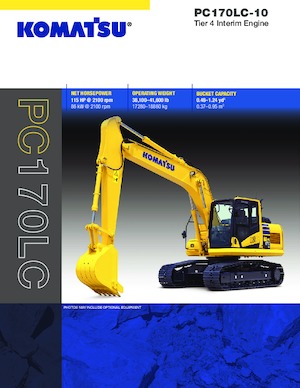 Верижни екскаватори Komatsu PC170LC-10