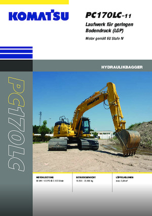 Верижни екскаватори Komatsu PC170LC-11 LGP