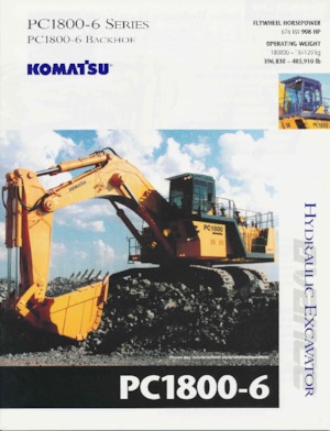 Верижни екскаватори Komatsu PC1800-6