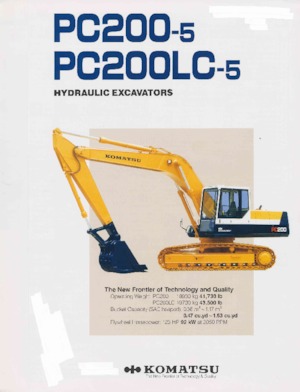 Верижни екскаватори Komatsu PC200-5