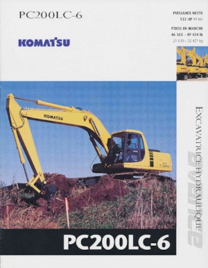 Верижни екскаватори Komatsu PC200-6