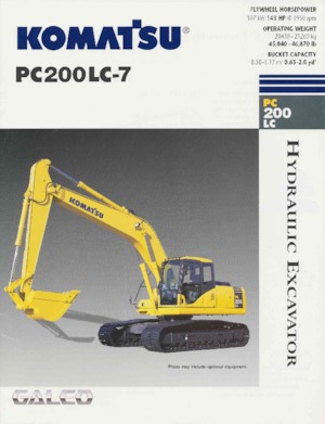 Верижни екскаватори Komatsu PC200LC-7