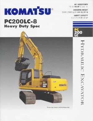 Верижни екскаватори Komatsu PC200-8