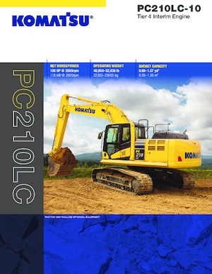 Верижни екскаватори Komatsu PC210LC-10