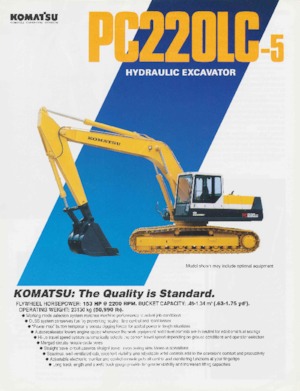 Верижни екскаватори Komatsu PC220-5