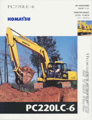 Верижни екскаватори Komatsu PC220LC-6