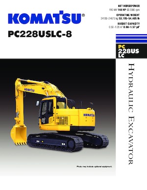 Верижни екскаватори Komatsu PC228US-LC-8