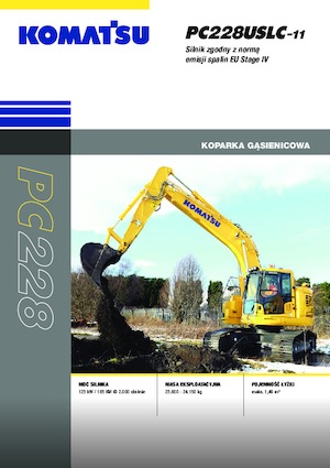 Верижни екскаватори Komatsu PC228USLC-11E0