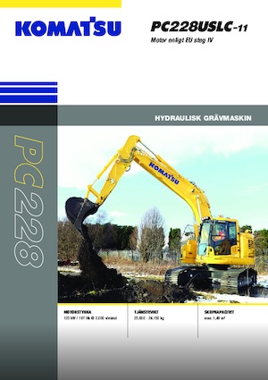 Верижни екскаватори Komatsu PC228USLC-11E0