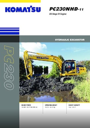 Верижни екскаватори Komatsu PC230NHD-11E0