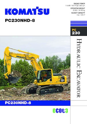 Верижни екскаватори Komatsu PC230NHD-8