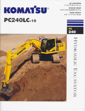 Верижни екскаватори Komatsu PC240LC-10