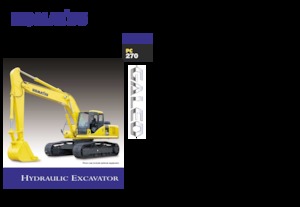 Верижни екскаватори Komatsu PC270-7