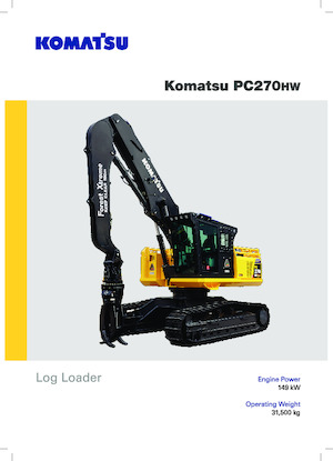 Верижни екскаватори Komatsu PC270HW