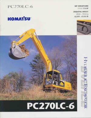 Верижни екскаватори Komatsu PC270LC-6