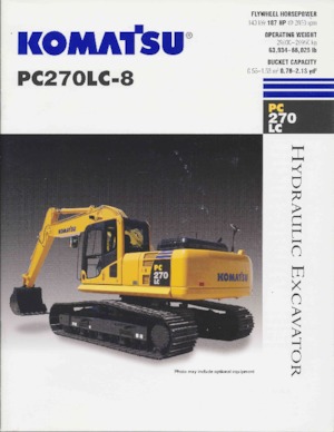 Верижни екскаватори Komatsu PC270LC-8