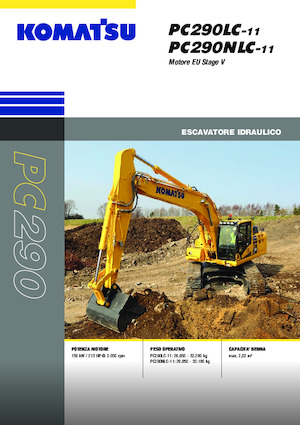 Верижни екскаватори Komatsu PC290NLC-11E0