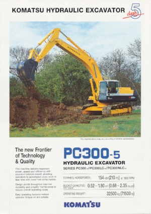 Верижни екскаватори Komatsu PC300-5