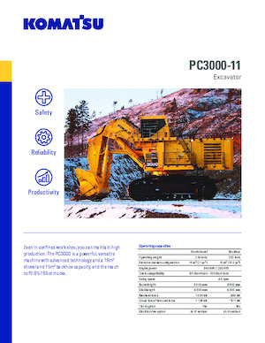 Верижни екскаватори Komatsu PC3000-11 