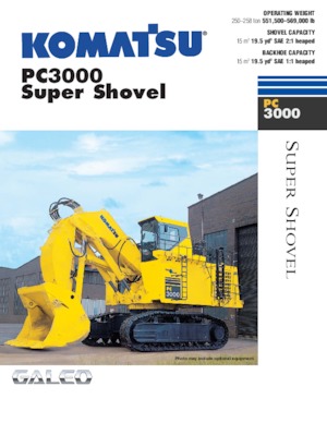 Верижни екскаватори Komatsu PC3000