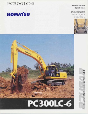Верижни екскаватори Komatsu PC300LC-6
