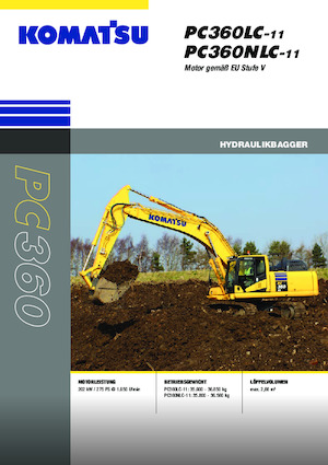 Верижни екскаватори Komatsu PC360LC-11E0