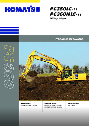 Верижни екскаватори Komatsu PC360LC-11E0