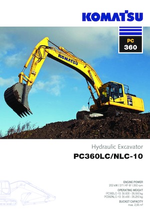 Верижни екскаватори Komatsu PC360NLC-10
