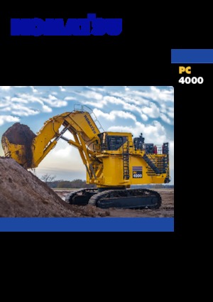 Верижни екскаватори Komatsu PC4000-11