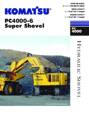 Верижни екскаватори Komatsu PC4000-6 