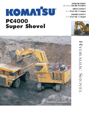 Верижни екскаватори Komatsu PC4000