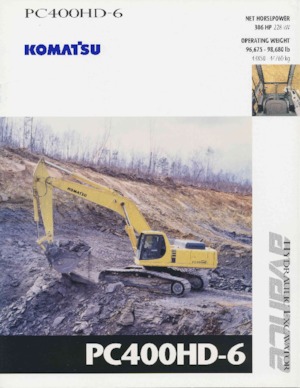 Верижни екскаватори Komatsu PC400HD-6