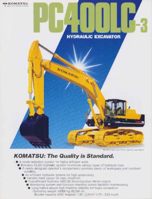 Верижни екскаватори Komatsu PC400LC-3