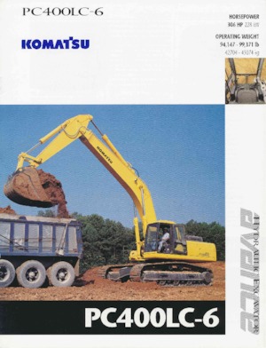 Верижни екскаватори Komatsu PC400LC-6