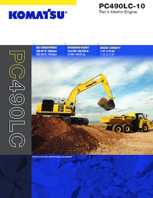 Верижни екскаватори Komatsu PC490LC-10