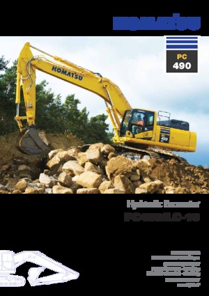 Верижни екскаватори Komatsu PC490LCD-10