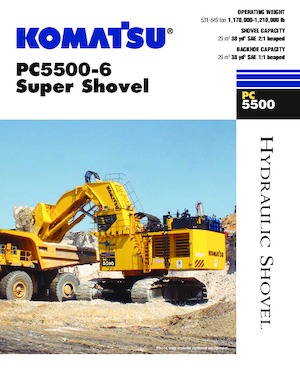 Верижни екскаватори Komatsu PC5500-6
