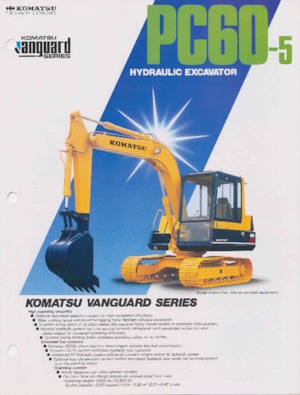 Верижни екскаватори Komatsu PC60-5