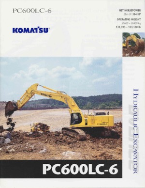 Верижни екскаватори Komatsu PC600-6
