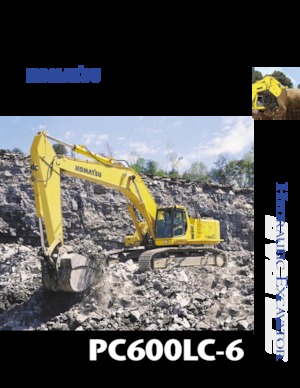 Верижни екскаватори Komatsu PC600LC-6
