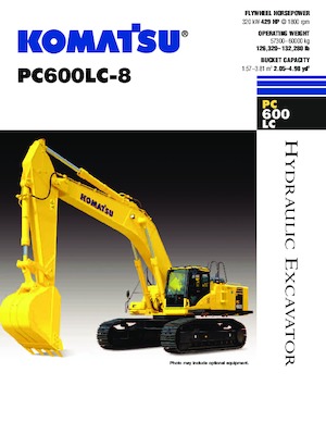 Верижни екскаватори Komatsu PC600LC-8