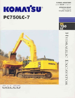 Верижни екскаватори Komatsu PC750LC-7