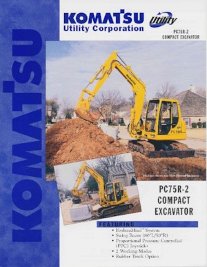 Верижни екскаватори Komatsu PC75R-2