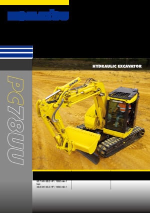 Верижни екскаватори Komatsu PC78UU-10