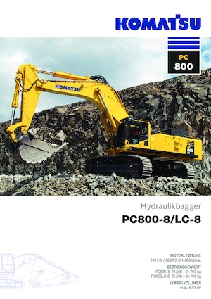 Верижни екскаватори Komatsu PC800-8 