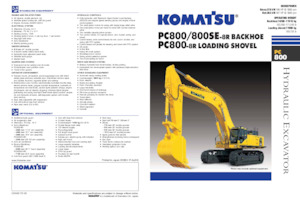 Верижни екскаватори Komatsu PC800-8R