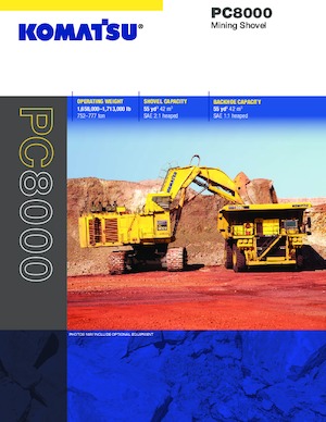 Верижни екскаватори Komatsu PC8000