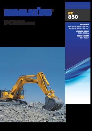 Верижни екскаватори Komatsu PC850-8R1
