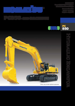 Верижни екскаватори Komatsu PC850SE-8E0