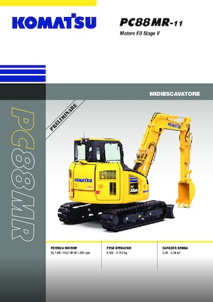 Верижни екскаватори Komatsu PC88MR-11E0
